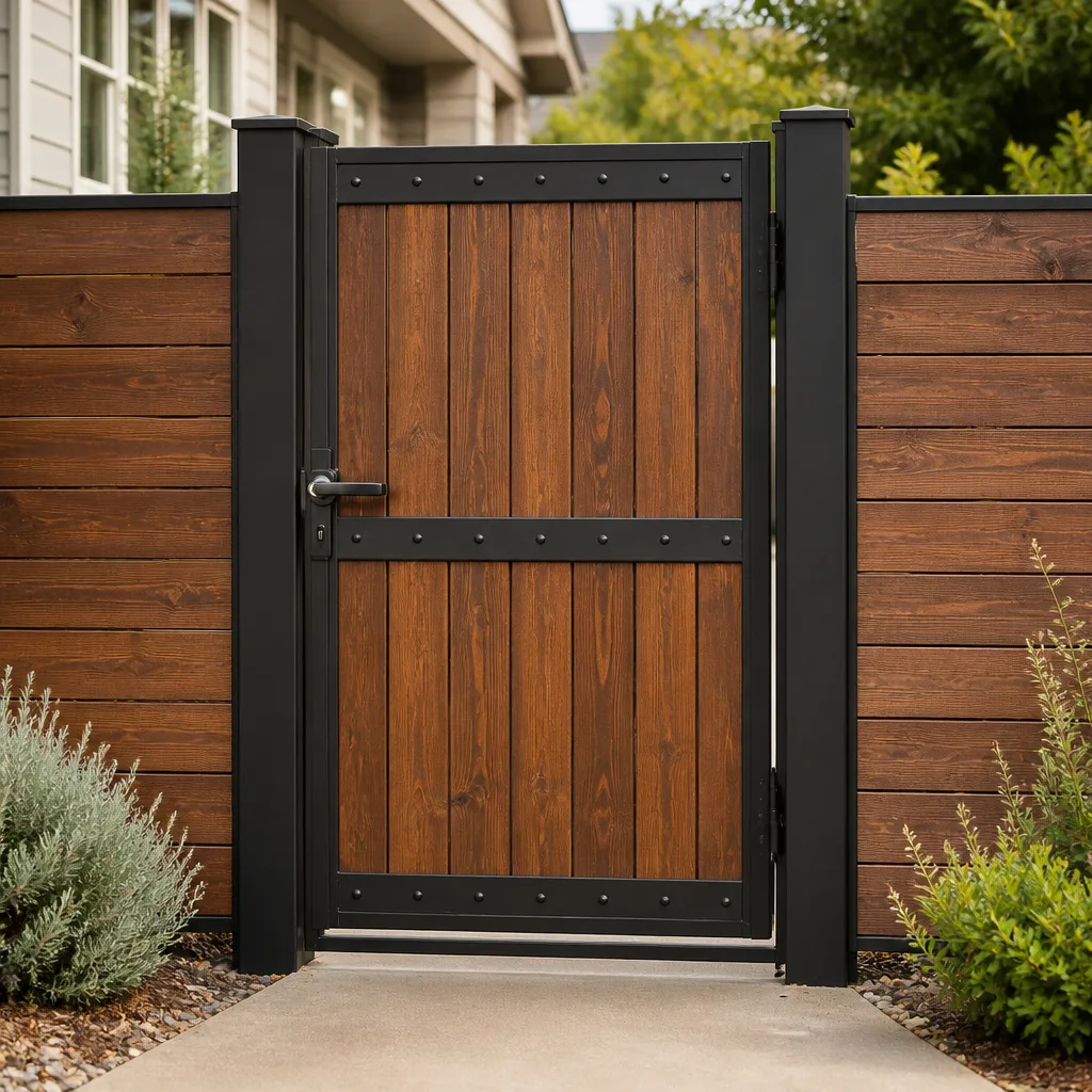 Wood & steel frame