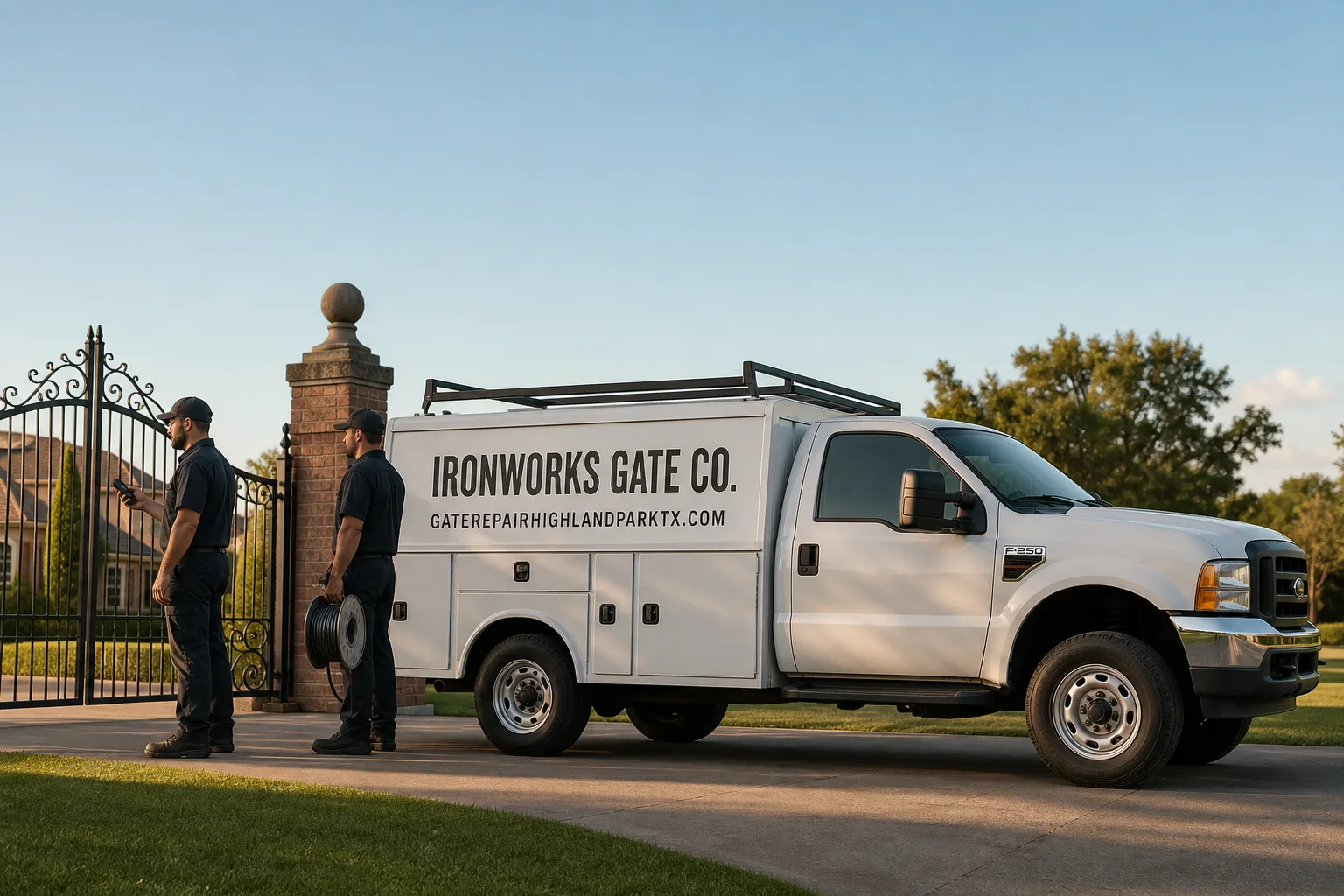 Gate Repair in Highland Park, TX | Ironworks Gate Co.
